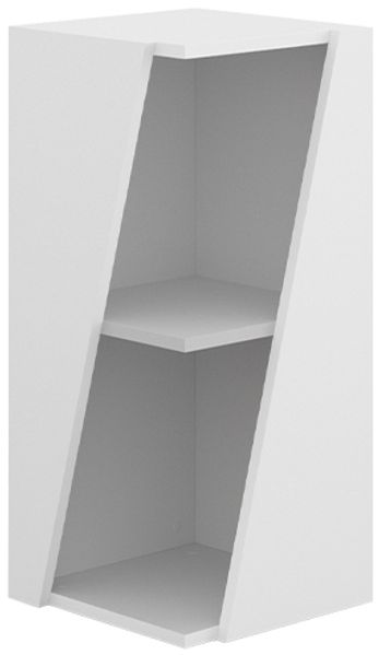 Midischrank Benno Weiß 31.6 x 70.5 cm mit offenen Ablagen Vicco