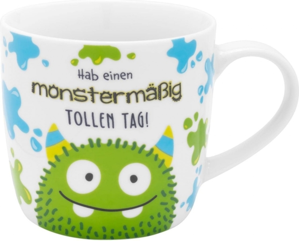 Tasse Becher Milch Kakaotasse Sheepworld Geschenk Kinder GRUSS &CO Monster 48269