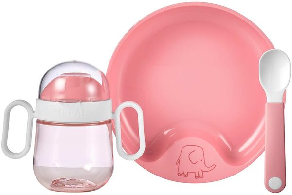 Mepal MIO Babygeschirrset deep pink 3-teilig
