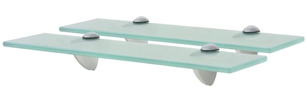 vidaXL Schwebende Regale 2 Stk. Glas 40x20 cm 8 mm [3051519]