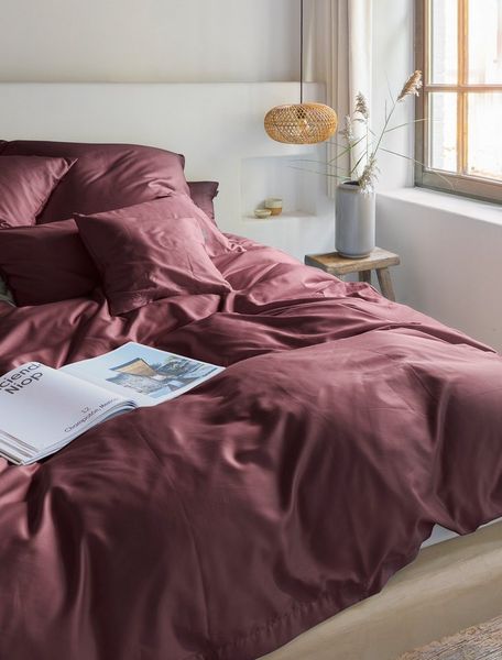 Irisette Bettwäsche Premium Satin Bettwäsche Paris, Mako-Satin, 2 teilig, hochwertige Uni Premium Bettwäsche mit Reißverschluss, 100% Baumwolle