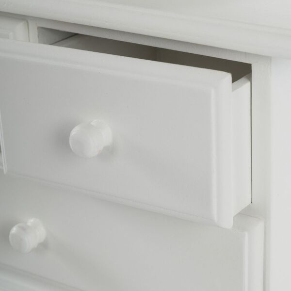 Romantische Spiegel Minikommode NANDO weiss H50cm Landhaus Bild 6