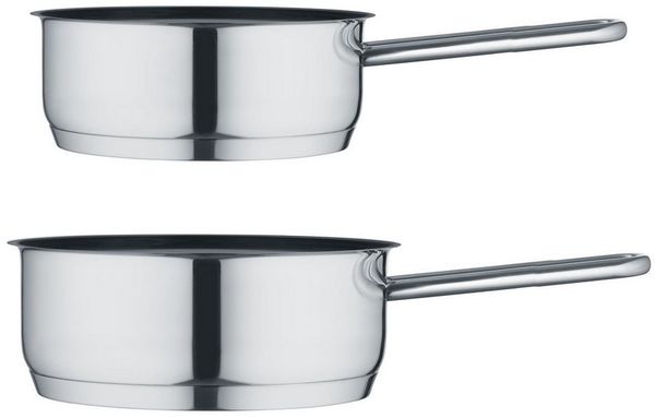 Berndes Pfannen-Set Mini Bratpfannen-Set 14 und 16 cm, Edelstahl, PFAS-frei - b.mini, Edelstahl