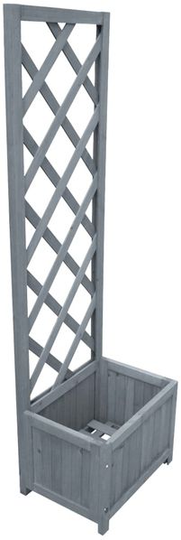vidaXL Spalier mit Blumenkasten 40x30x135 cm Massivholz Tanne 310037