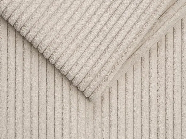 Vente-unique - LORETO Sofa SamtStoff Beige - B 223 cm152 cm x H 90 cm x L 298 cm Bild 5