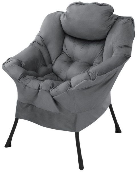 ML-DESIGN Stuhl Wohnzimmersessel komfortabler Polsterstuhl Lounge Sessel Akzentstuhl (1 St), Fernsehsessel mit Kopfkissen ergonomischer Komfortsessel Samt