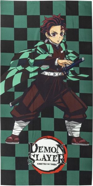 Demon Slayer Handtuch Badehandtuch Strandtuch 70x140 cm aus Polyester