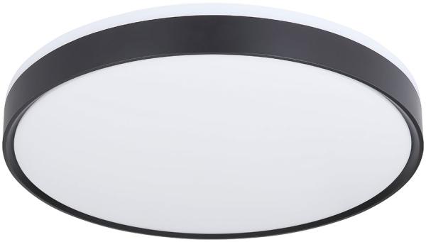 LED Deckenlampe, schwarz, Metall, weiß, CCT