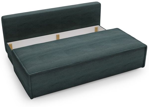 Sofa Designersofa EMMA 3-Sitzer mit Schlaffunktion in Stoff Zoom Creme Bild 5