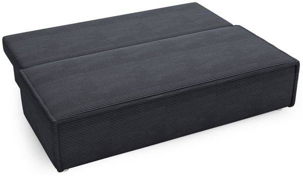 Sofa Designersofa EMMA 3-Sitzer mit Schlaffunktion in Stoff Zoom Creme Bild 4