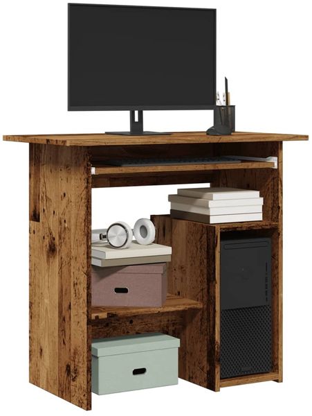 vidaXL Schreibtisch Altholz-Optik 80x45x74 cm Holzwerkstoff 855994
