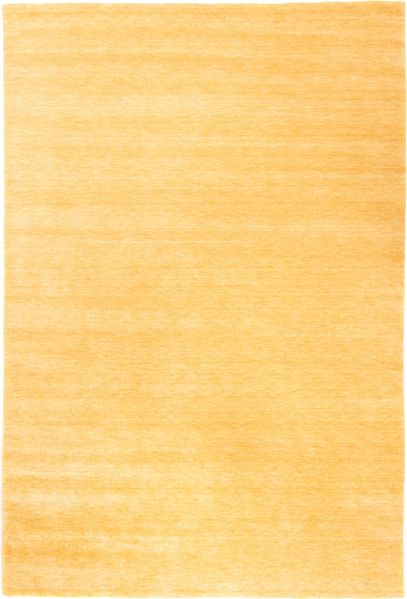 Gabbeh Teppich - Softy - Uni 250 x 200 cm - gold