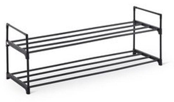Raburg Schuhregal Schuhständer, Metall, praktischer Schuh-Organizer, Schwarz, Easy-Shoe, platzsparende Schuhaufbewahrung, für Flur, Wohnzimmer, Schlafzimmer Bild 6