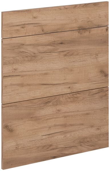 Küchenfront R-Line Goldkraft Eiche 59.6 x 70.4 cm Möbelfront für den Schubladenunterschrank Vicco