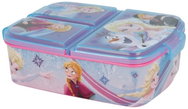 Disney Frozen Kinder Brotdose – Lunchbox mit 3 Fächern & tollem Design