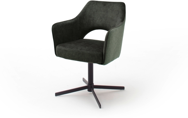 2er-Set Armlehnstuhl 'Valletta' - Vintage Olive