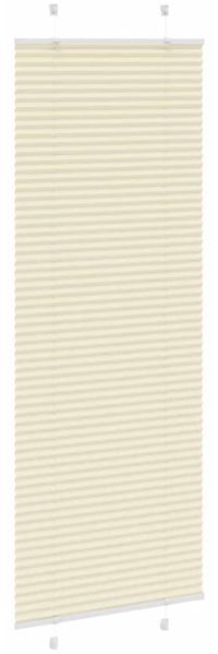 vidaXL Plissee Creme 75x200 cm Stoffbreite 74,4 cm Polyester 4015308 Bild 3