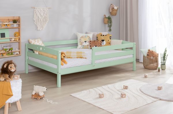 Einzelbett Kinderbett "Eli" 120x200 Kiefer massiv
