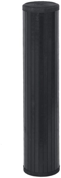 vidaXL Teppich Rechteckig Schwarz 100x400 cm Bambus 376954 Bild 3