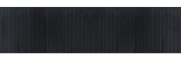vidaXL Teppich Rechteckig Schwarz 100x400 cm Bambus 376954 Bild 2