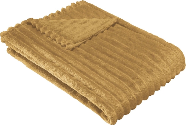 Wohndecke Wohndecke "Aosta", Erwin Müller, Fleece in Cordoptik Uni