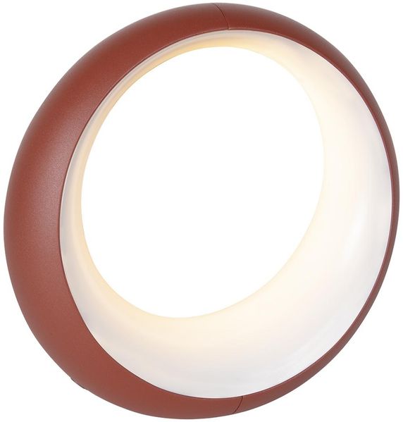 HOOPIK Akku-Leuchte Indoor Ø24 cm Ockerrot