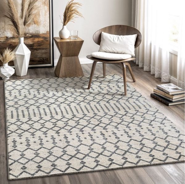 Sanat Teppich Boho 8203, rechteckig, Höhe: 10 mm, Kurzflor, robust, Boho, Scandic, für Fussbodenheizung geeignet