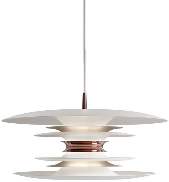 Belid Diablo Pendelleuchte 500mm weiss rosé silber