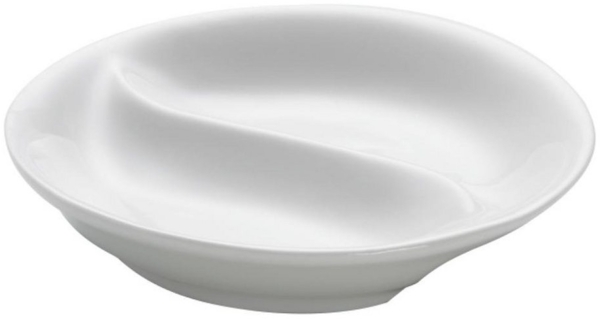 Dipschale rund geteilt 10 cm / Maxwell & Williams / White Basics / Round / Schalen