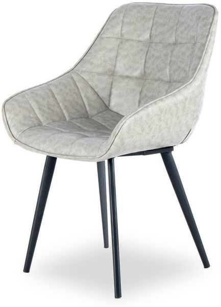 Stuhl Demi 325 2er-Set Grau / Schwarz