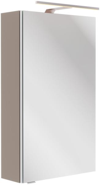 Fackelmann SBC B.PARIS Gäste-WC Spiegelschrank 40 cm, Grau, rechts