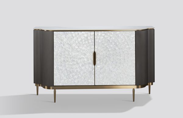 Livin Hill 'Stilig' Kommode, MDF graphit, 88 x 40 x 150 cm