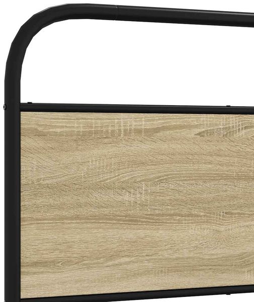 vidaXL Bettgestell ohne Matratze 100x190 cm Sonoma-Eiche Holzwerkstoff 4100252 Bild 8