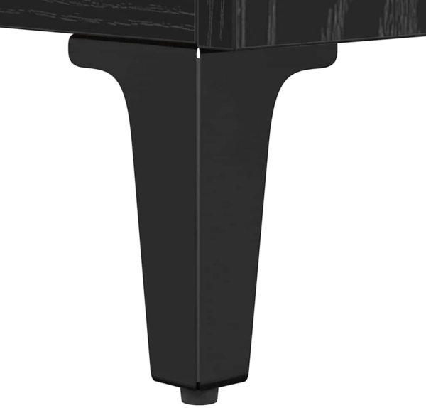 vidaXL TV-Schränk Schwarz Eichen-Optik 100 x 34,5 x 44,5 cm 881470 Bild 9