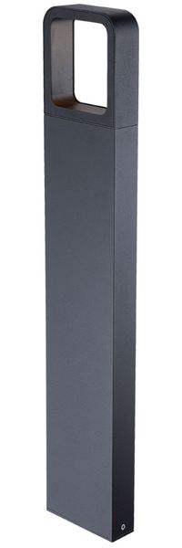 LED Außen Stehleuchte, Alu, dunkelgrau, H 65 cm