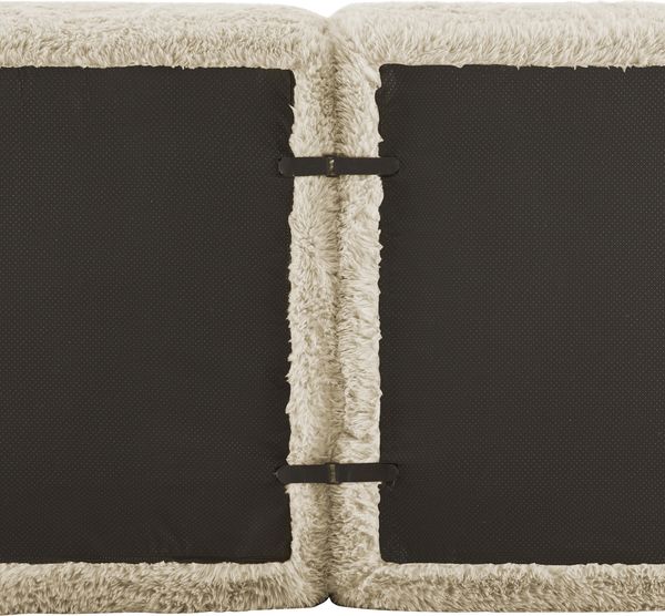 Sofa, modulare U-/L-Form mit großzügiger Sitzfläche, Premium-Plüsch, Light Khaki, sofort einsatzbereit,378*179*73 cm Bild 7