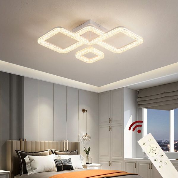 Eurohandisplay LED Deckenleuchte LED Deckenlampe Lampe Fernbedienung Lichtfarbe/Helligkeit einstellbar, LED fest integriert, Einstellbar, Mit Fernbedienung Lichtfarbe und Helligkeit einstellbar