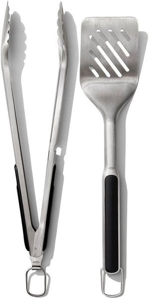 OXO Good Grips Kochbesteck-Set Good Grips (Set, 2-tlg), Wender und Zange im Set