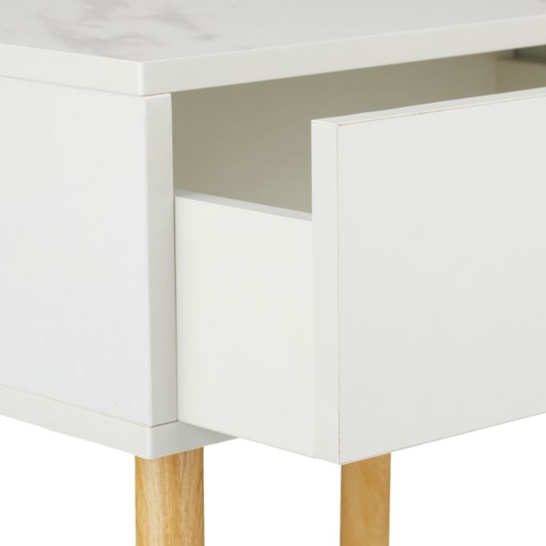 Nachttisch Marmoroptik & Holzbeine 10051175_303 Bild 7