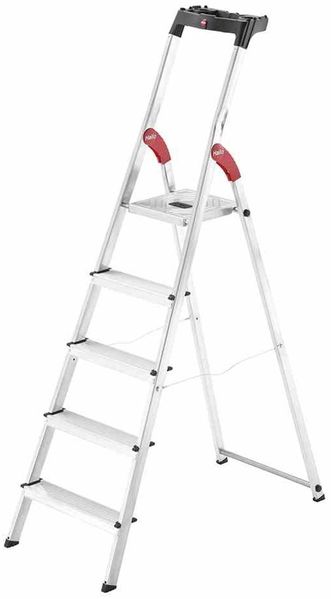 Alu-Sicherheits-Haushaltsleiter "L60 EasyClix" 5 Stufen