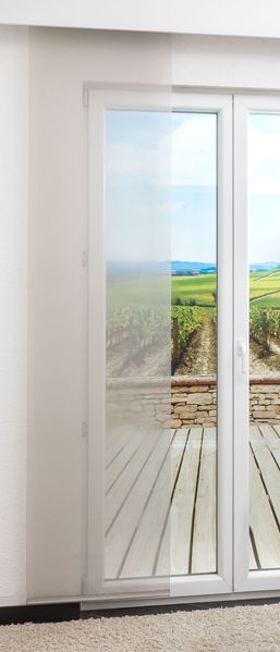 Schiebegardine von Lysel - Basis transparent in den Maßen 245 cm x 60 cm