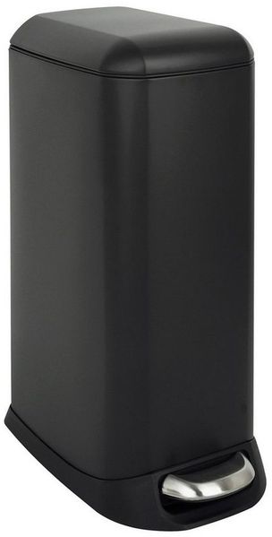 SVITA Mülleimer TS20, Treteimer, Inneneimer, 20L, pulverbeschichteter Stahl, Schwarz