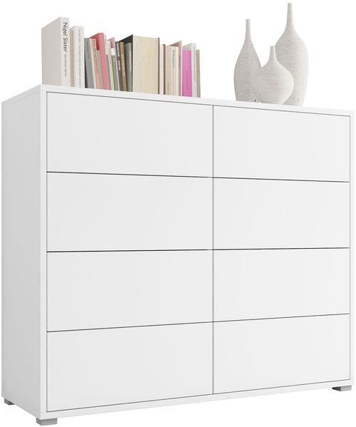 'Gesita K1D4SZ' Kommode, Weiß, 93x120 cm