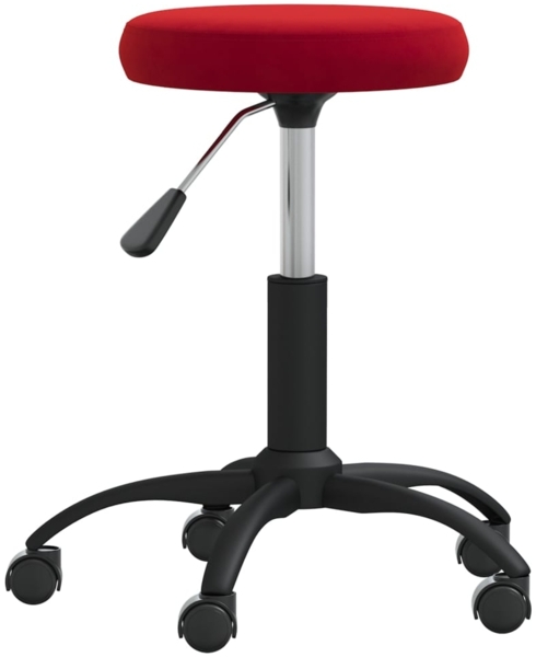 vidaXL Esszimmerstuhl Weinrot Samt 3085733