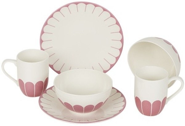 Villeroy & Boch Fleur Cassis Frühstücks-Set für 2 Personen / 6 Teile Bild 1