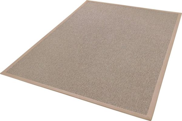 Dekowe Teppich Naturana Panama, rechteckig, Höhe: 8 mm, Flachgewebe, meliert, Sisal-Optik, mit Bordüre, Wohnzimmer
