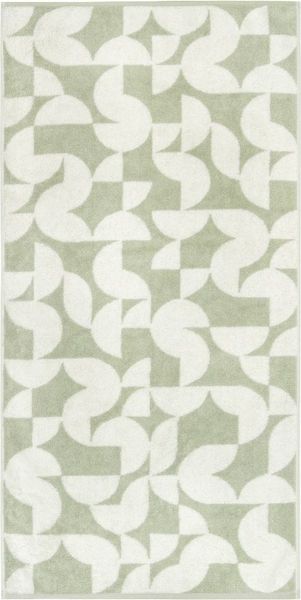Cawö Handtuch Cawö Handtuch oder Duschtuch Studio Grafik 6251-43 wasabi, 100% Baumwolle