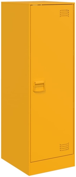 vidaXL Sideboard Senfgelb 34,5x39x107 cm Stahl 841706