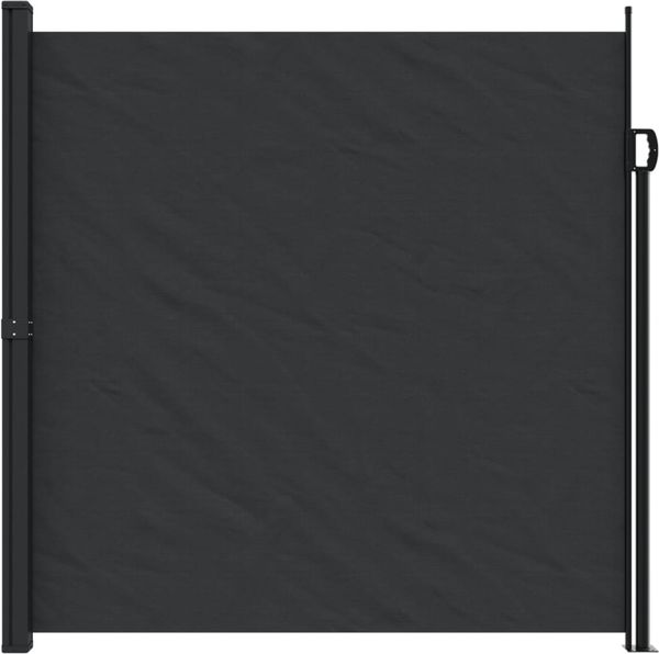 vidaXL Seitenmarkise Ausziehbar Schwarz 200x600 cm 4004549 Bild 3