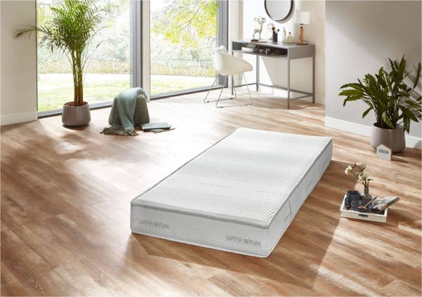 Tonnentaschenfederkernmatratze MONDO Water Nature 22 TFK 90 x 200 cm Extra Fest, Weiß, 90 x 22 x 200 cm Bild 3